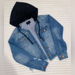 Risen Distressed Denim Jacket